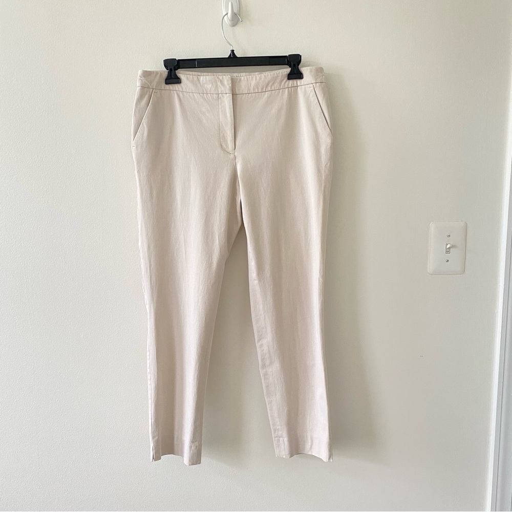 Talbots Women’s Hampshire Ankle Straight Leg Khaki Pants